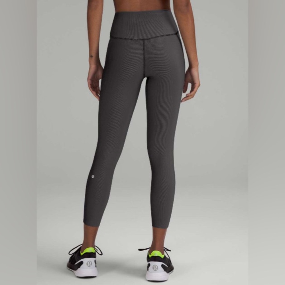 Lululemon Base Pace High-Rise 25” Two-Tone Ribbed - Picture 3 of 11